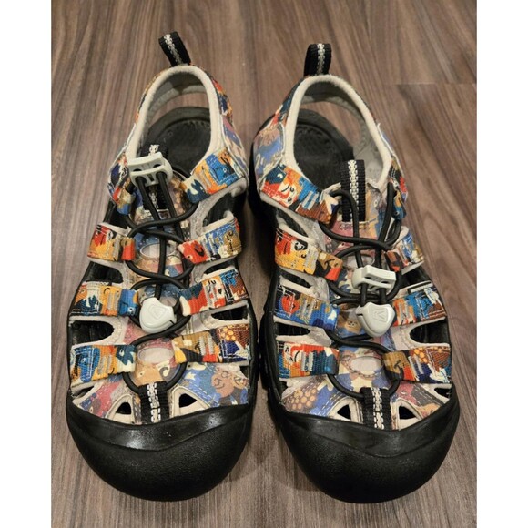 Keen Newport H2 ACO COLLAGE Women's Size 7 Waterproof Sport Sandals Shoe RARE - Picture 1 of 6